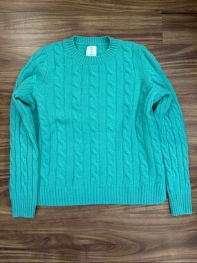 100% Cashmere Cable Knit Sweater